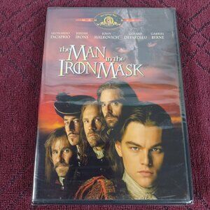 The Man in the Iron Mask - 1998 - Action - DVD - New Sealed